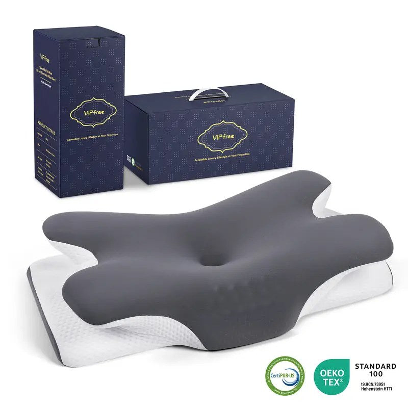 VIPfree Pro 2.0 Cooling Memory Neck Pillow