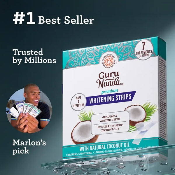 GuruNanda Whitening Strips — 7-Day Treatment