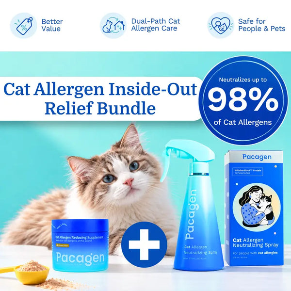 PACAGEN Cat Allergen Relief Bundle