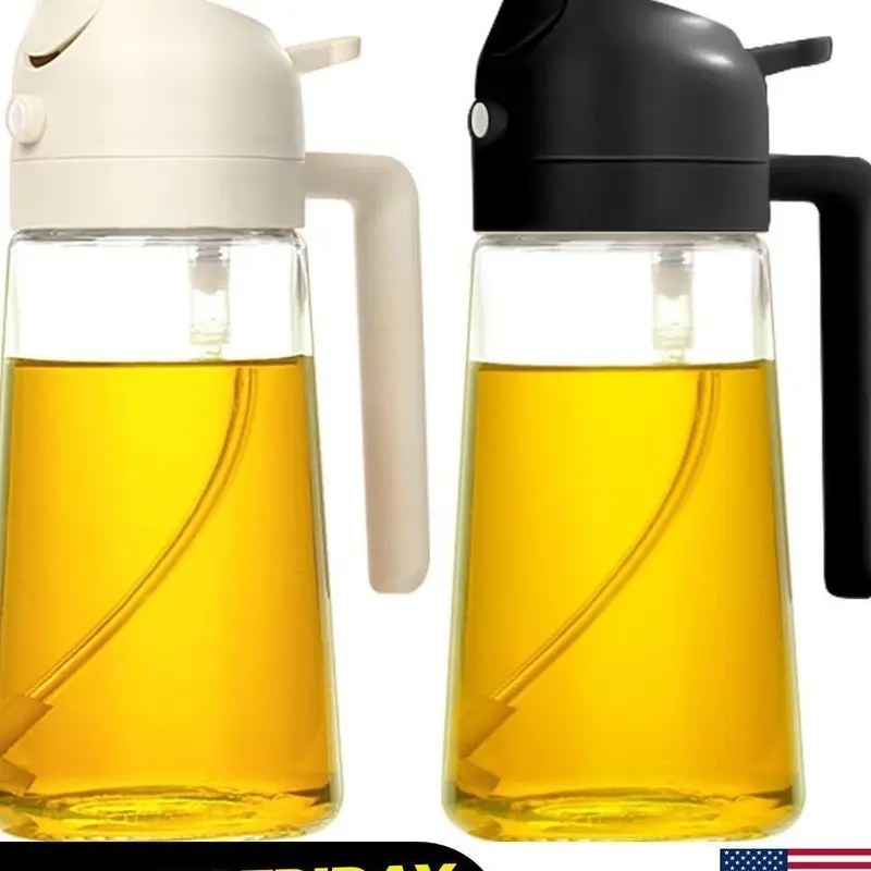 2-in-1 Oil Dispenser Bottle — 2-Pack, 470ml