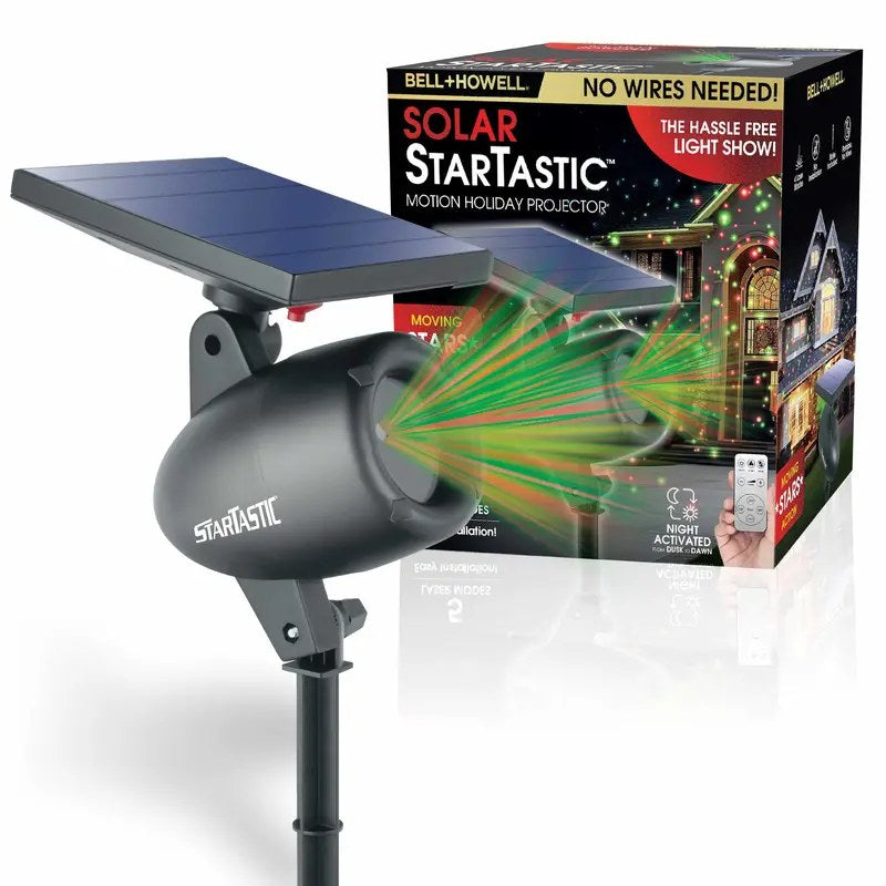 StarTastic Solar Christmas Laser Projector Lights