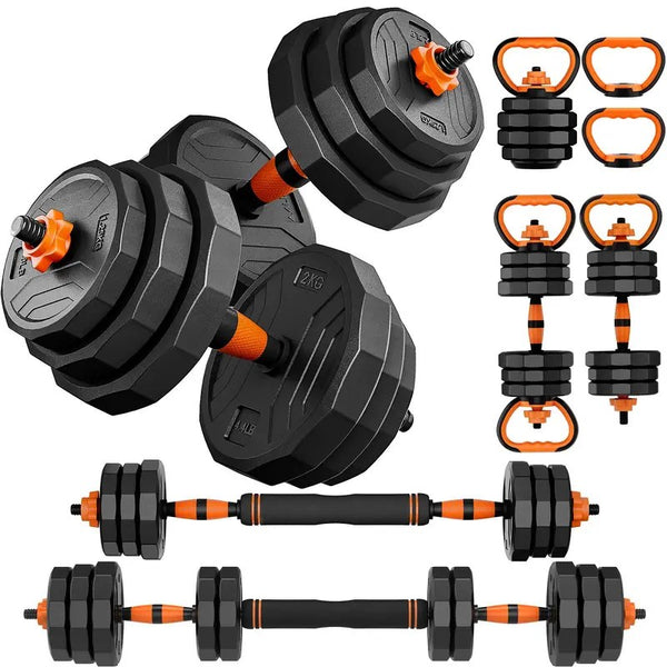 Adjustable Dumbbell Set — 44/66/88 lb, 4-in-1