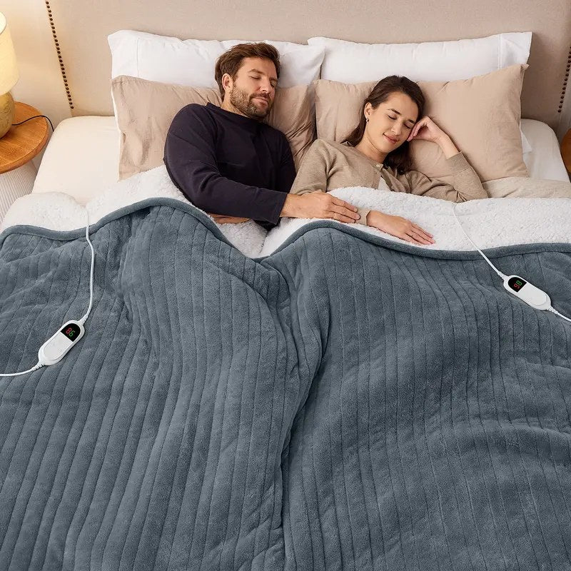 greenoak Dual-Control Heated Blanket