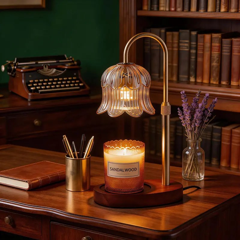 Metal Candle Warmer Lamp with Timer