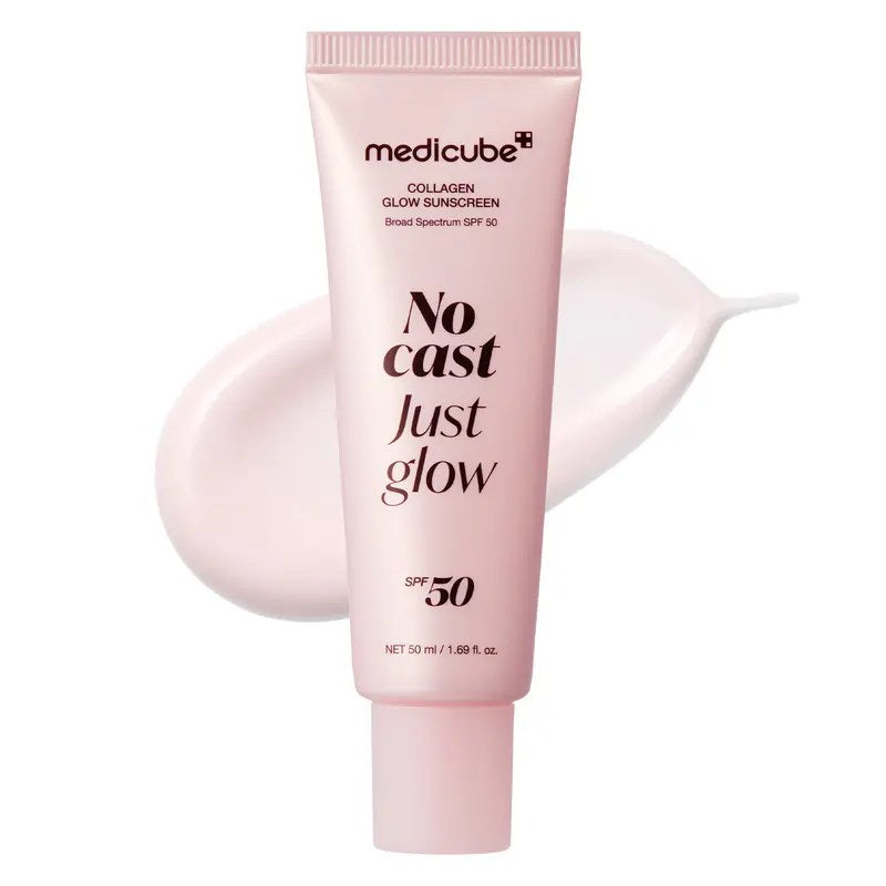 medicube Collagen Sunscreen SPF 50 — No Cast, Just Glow