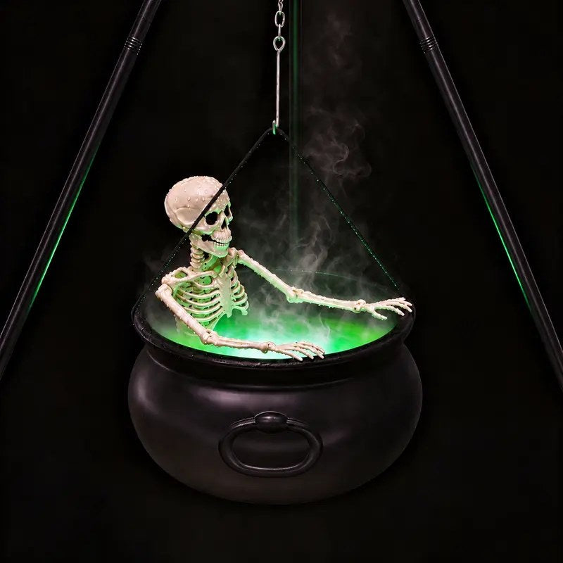 Halloween Witch Cauldron on Tripod — 50", with Mist Maker