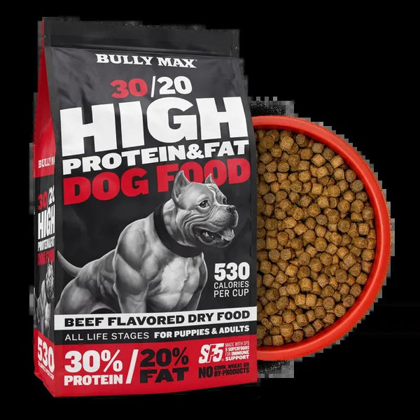 Bully Max 30/20 High Protein Dog Food — Beef