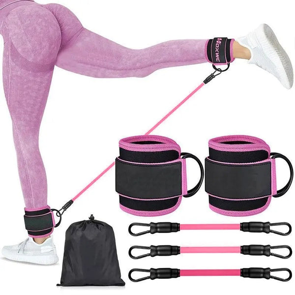 Ankle Resistance Bands Set with Cuffs