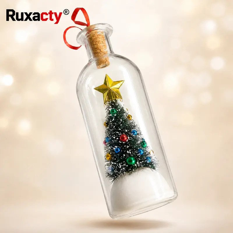 RUXACTY Recordable Message-in-a-Bottle Ornament
