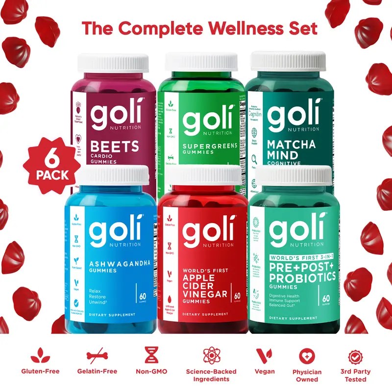 Goli Complete Wellness Bundle — 6-Pack