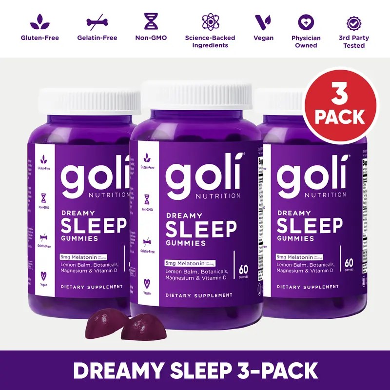 Goli Dreamy Sleep Gummies — 3-Pack