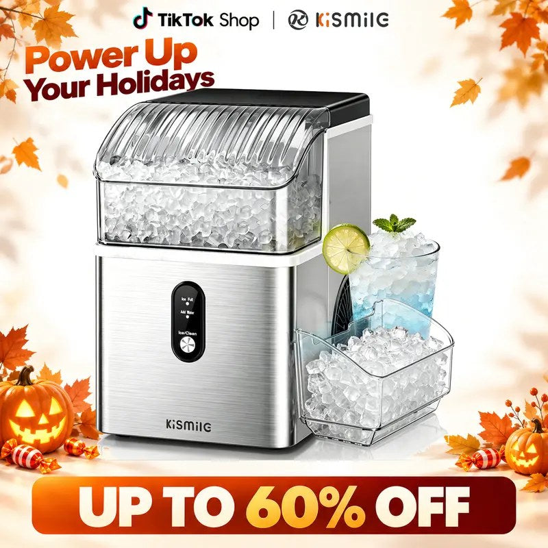 Kismile Countertop Nugget Ice Maker