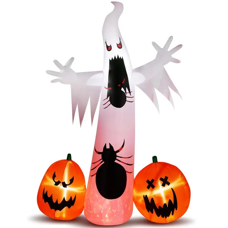 Ubesgoo 12FT Pumpkin Reaper Halloween Inflatable