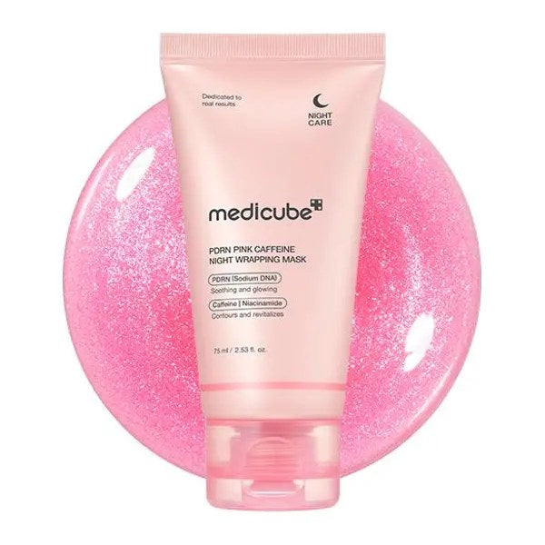 medicube PDRN Pink Caffeine Overnight Wrapping Mask