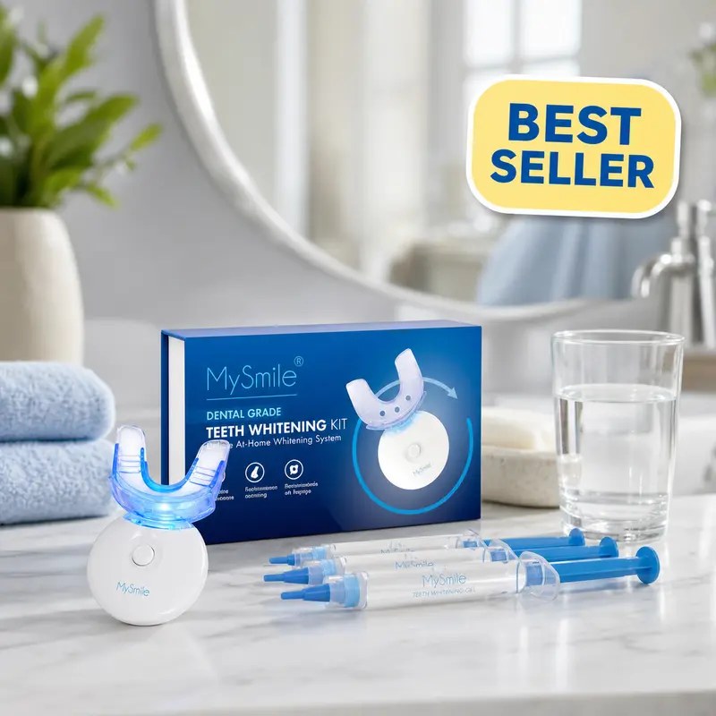 MySmile Teeth Whitening Kit with LED Light