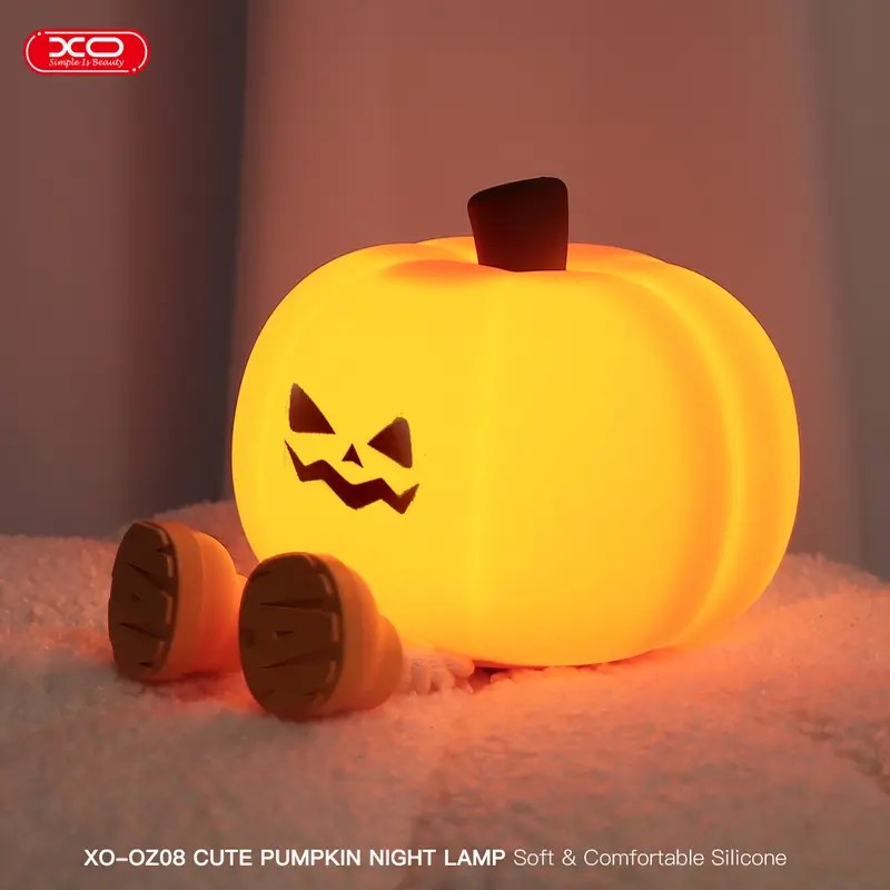 Halloween Pumpkin LED Lantern — Rechargeable Touch Light