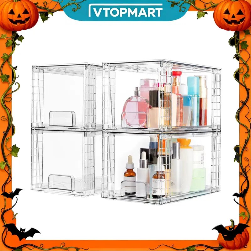 Vtopmart Stackable Storage Drawers — 12-Inch