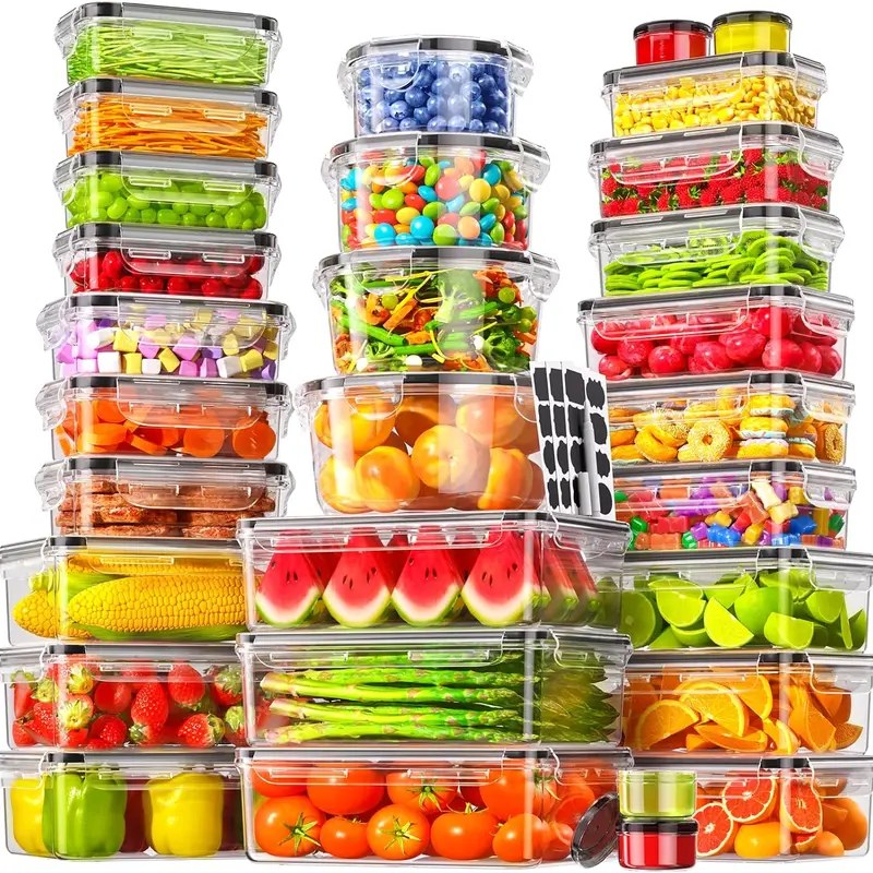 AISOON Food Storage Containers — 50-Piece Set