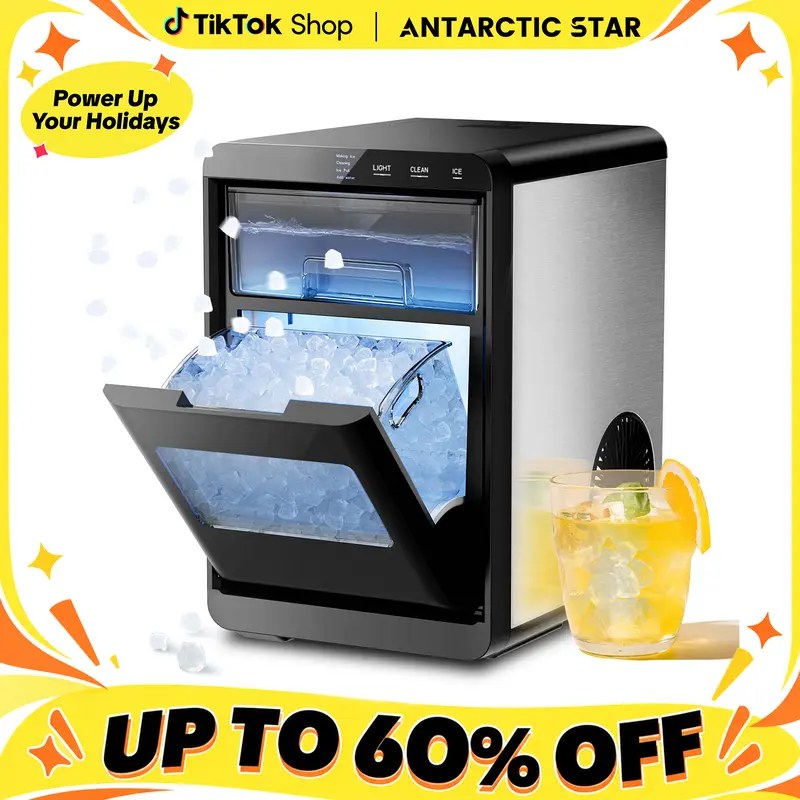Antarctic Star Nugget Ice Maker — 45 lbs/day