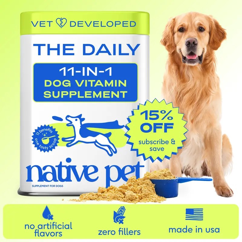 Native Pet The Daily 11-in-1 Dog Vitamin Powder