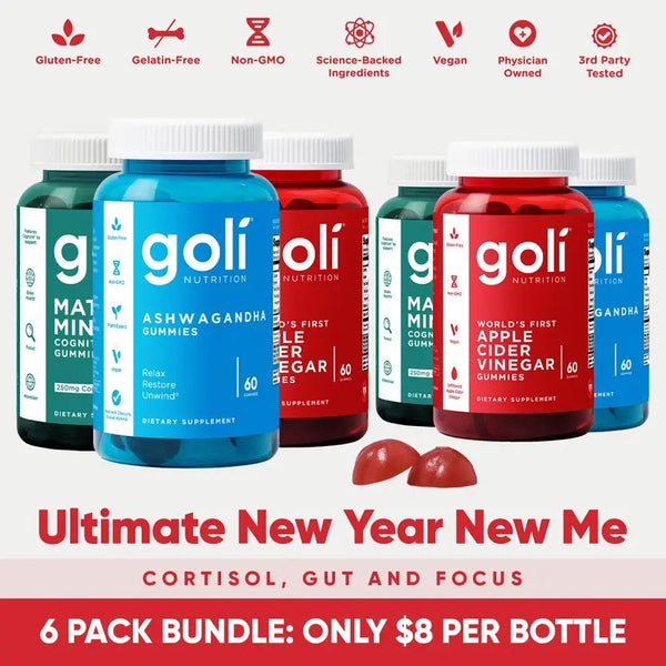 Goli Wellness Bundle — 6 Bottles