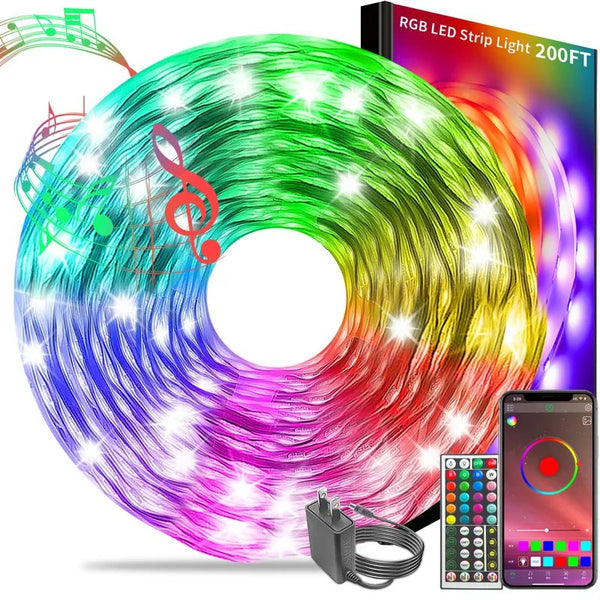 Smart LED Strip Lights — RGB Music Sync