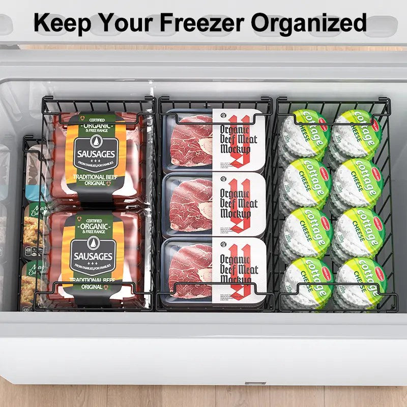 Foldable Freezer Organizer Bins