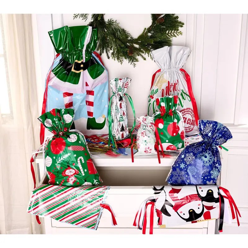Kringle Express Gift Bag & Tags Set — 50-Piece